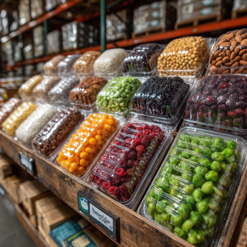 plastic packaging film applications produced by blown film extrusion